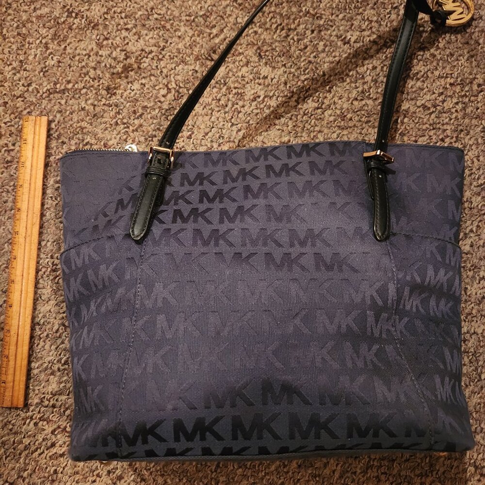 Michael kors blue handbag